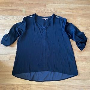 Ellen Tracy Shoulder Stud Top